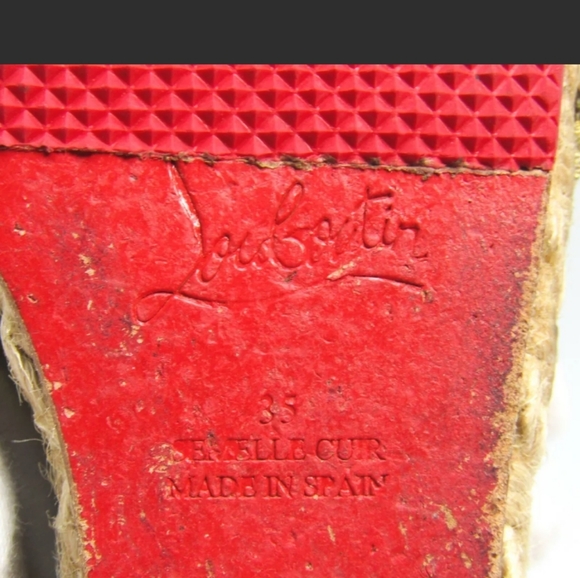 Christian Louboutin Semelle Sandals Size 5 Eur 35 - Picture 10 of 10